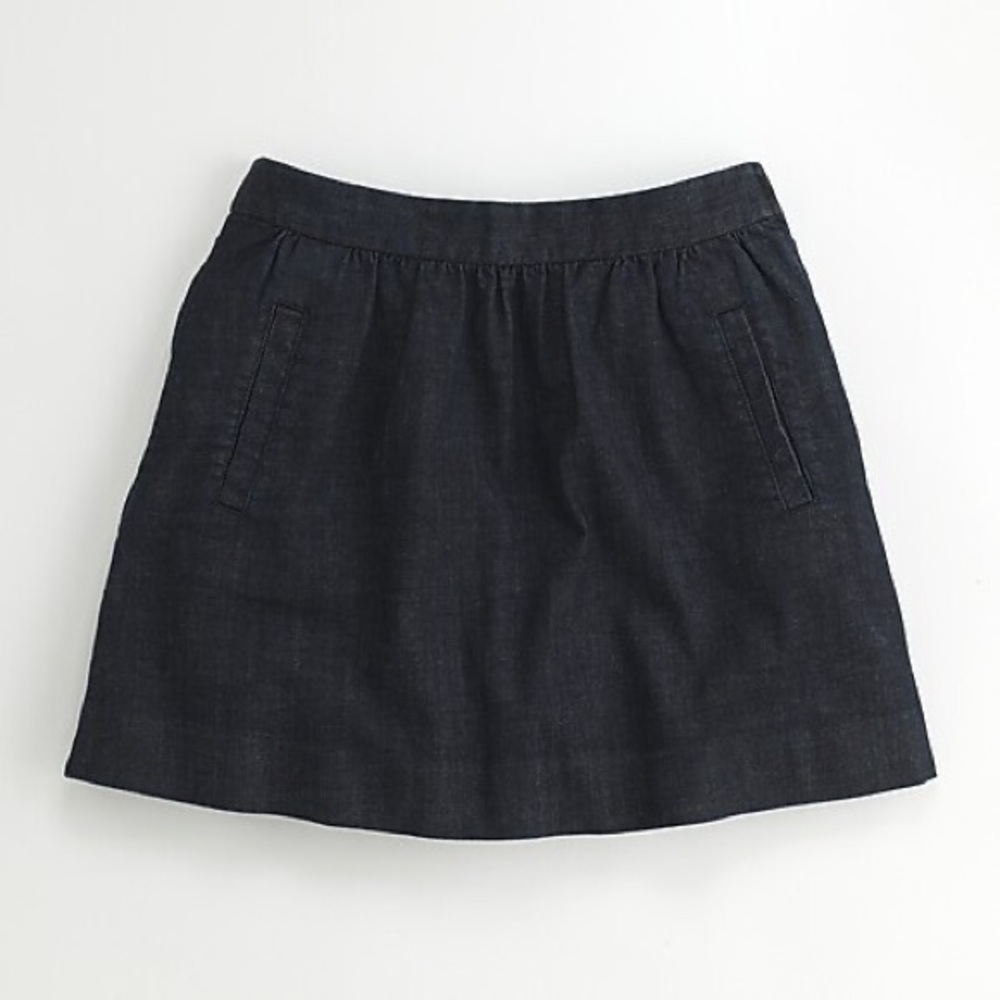 J. Crew Denim Skirt with Pockets